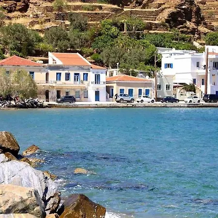 Korthaki Beach House Οικογενειακή Villa Στη Θάλασσα 別荘 *