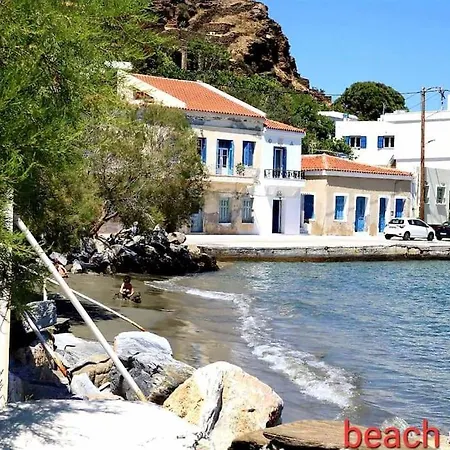 Korthaki Beach House Οικογενειακή Villa στη θάλασσα * Ormos (Andros)