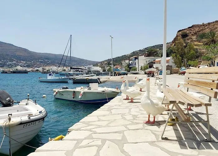 Korthaki Beach House Οικογενειακή Villa Στη Θάλασσα Ferienhaus Ormos (Andros)